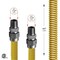 Flextron Gas Line Hose 1/2'' O.D.x48'' Len 1/2" MIP Fittings Yellow Coated Stainless Steel Flexible Connector FTGC-YC38-48A - alternate 3